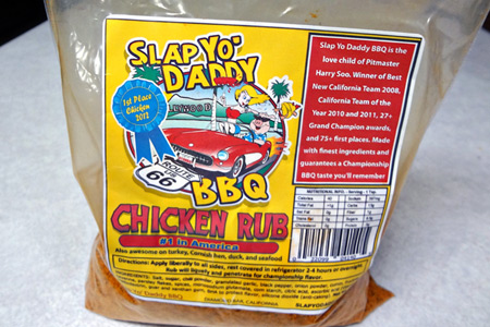 Slap Yo' Daddy BBQ Chicken Rub (via patiodaddiobbq.com)