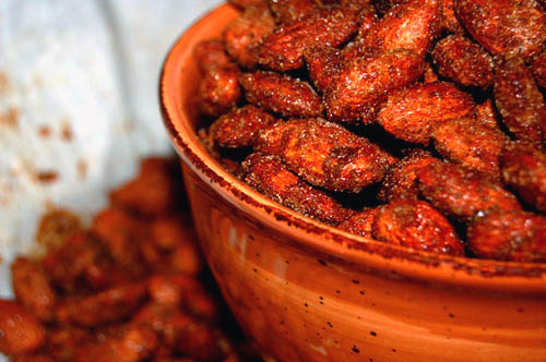 Sweet-n-Sassy BBQ Almonds