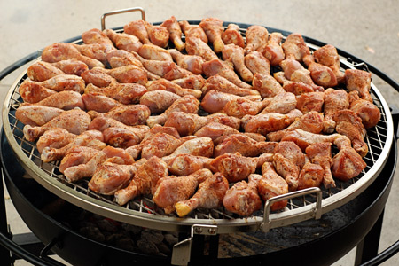 Barbecued Chicken For A Crowd