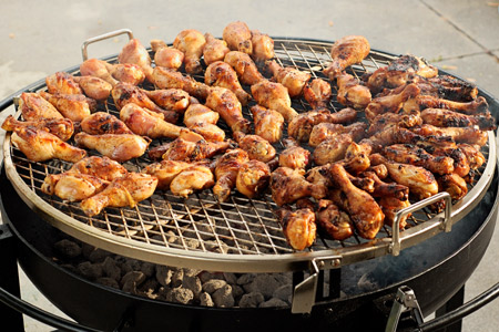 Barbecued Chicken For A Crowd