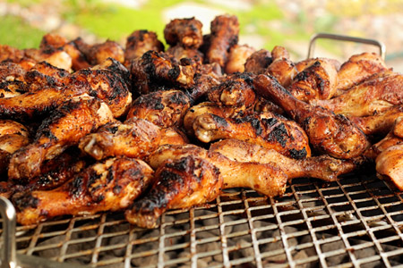 Barbecued Chicken For A Crowd - Patio Daddio BBQ