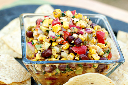 Fire-Roasted Corn Salsa