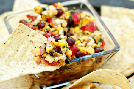 Fire-Roasted Corn Salsa