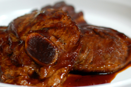 Broiled Lamb Chops with Guinness® BBQ Sauce