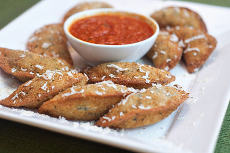 Grilled Chicken Toasted Ravioli (via patiodaddiobbq.com)