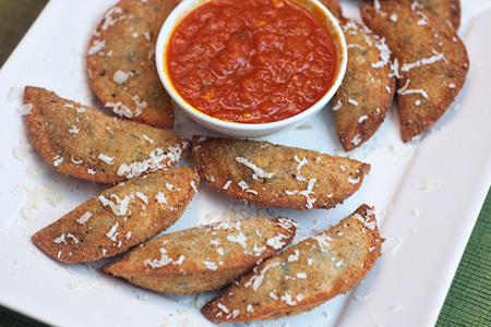 Grilled Chicken Toasted Ravioli (via patiodaddiobbq.com)