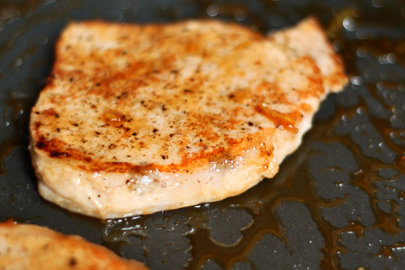 Orange-Glazed Pork Cutlets