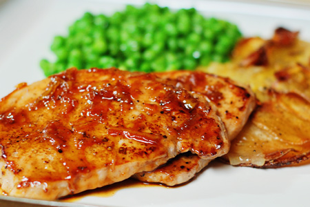 Orange-Glazed Pork Cutlets