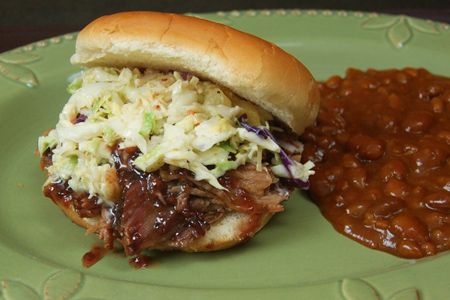Raspberry-Chipotle Pulled Pork Sandwiches