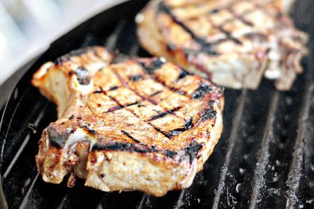 Simple Grilled Tuscan Pork Chops