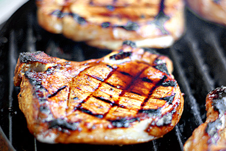 Simple Grilled Tuscan Pork Chops