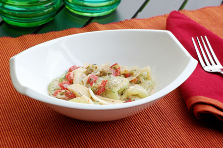 Cucumber & Roasted Fennel Salad (via patiodaddiobbq.com)