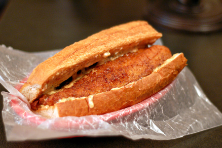 Fried Catfish Sandwish