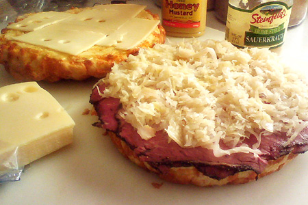 Cheesy Pastrami Reuben