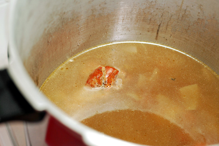 Pressure Cooker Turkey Stock