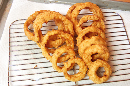 Beer-Battered Onion Rings