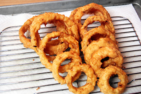 Beer-Battered Onion Rings