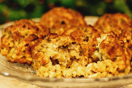 Thanksgiving Stuffing Balls