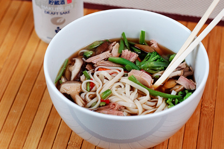 Turkey Udon (via patiodaddiobbq.com)