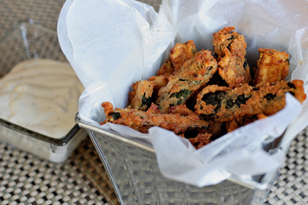 Ranch-ifried Zucchini (via patiodaddiobbq.com)