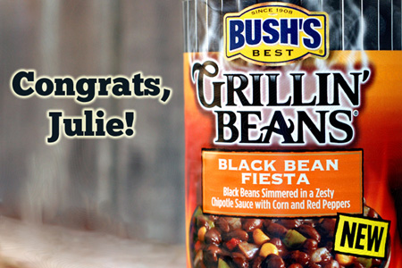 Bush's Grillin' Beans Giveaway Winner