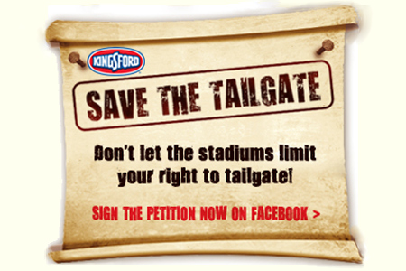 Help Kingsford Save The Tailgate